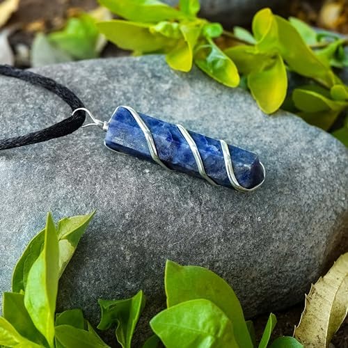 Black Tourmaline Necklace - Natural Healing Crystal Pendant for Powerful Protection from Negative Energy. Stress Relief. Raw Stone Jewelry for Men & Women