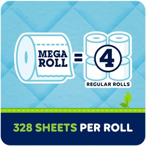 Quilted Northern Ultra Soft & Strong® Toilet Paper, 32 Mega Rolls = 128 Regular Rolls, 2-ply Bath Tissue (Pack of 1)