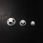 2Pcs Open Domes, M Dome Piece for Earphone in-Ear Rubber Head, Sound Isolating Design Open Dome Piece