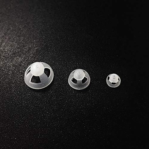 2Pcs Open Domes, M Dome Piece for Earphone in-Ear Rubber Head, Sound Isolating Design Open Dome Piece