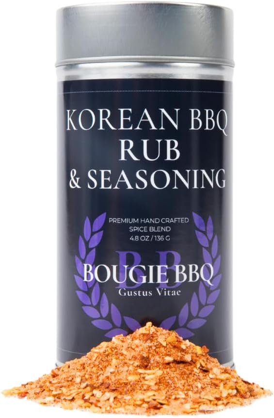Spicy Korean BBQ Seasoning | All Natural Spice Mix | Small Batch, Hand Made | Artisan Spice Blend | All Natural | Non GMO | GLP-1 Friendly | No Artificial Ingredients or Additives | Sustainably Sourced | Made in USA | Bougie BBQ | Gustus Vitae