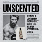 Polished Gentleman Refreshing Beard Shampoo and Face Wash with Peppermint Tea Tree and Argan Oil - for Thicker and Softer Beard (16 oz)