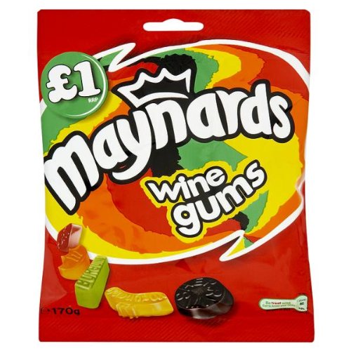 Maynards Wine Gums 170G - Pack Of 12