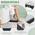 SOYO Mobility One Step Stool, Heavy Duty Indoor Outdoor Non-Slip Small Step Platform Assistive Device for Adult Elderly, Standing Support and Step Riser for Car, Bed, Door, Stair, Bathroom, Black-Gray