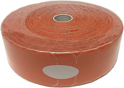 Therapist’s Choice® Kinesiology Tape, 2"x105' PRE-Cut Bulk Roll, PRE-Cut into Easy-to-Apply 10 inch Strips (Hot Orange)