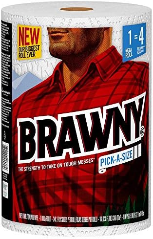 Brawny® Pick-A-Size® Paper Towels, 1 Mega Roll = 4 Regular Rolls