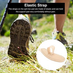 Hammer Toe Crest Cushion, Toe Buttress Pad, Adjustable Comfoltable for Foot Correction, Hammer Toe Straightener and Corrector (Left Foot)