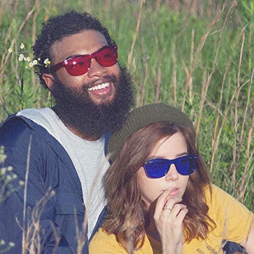 Color Therapy Glasses 10 Pack for Chakra Healing, Chromotherapy, and Mood