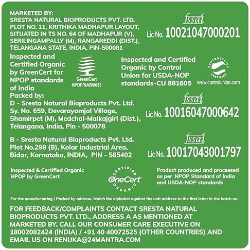 24 Mantra Organic Unpolished Kabuli Chana/White Chickpeas/Chole - Chemical Free & Pesticides Free | Adds Variety To Your Menu | Goodness Intact (2lb, pack of 1)