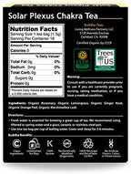 Buddha Teas - Solar Plexus Chakra Tea - Organic Herbal Tea - For Personal Power - With Rosemary, Ginger, Orange Peel & Citrine Essence - 100% Kosher & Non-GMO - 18 Tea Bags (Pack of 1)