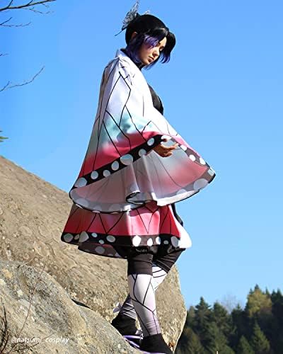 Nuoqi Zentisu Tanjiro Cosplay Adult Giyuu Tomioka Outfit Shinobu Anime Halloween Costume