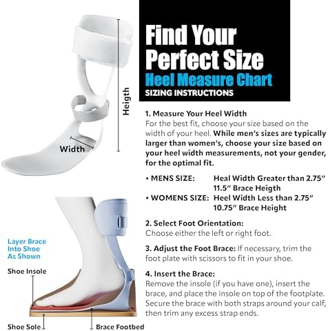 Swedish Deluxe AFO Drop Foot Stabilizer Brace