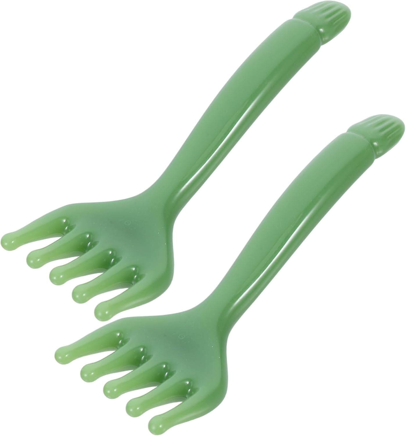 Scalp Massager Comb 2pcs Resin Scalping Tool for Head Face Neck Portable Scalp Scraper for Travel