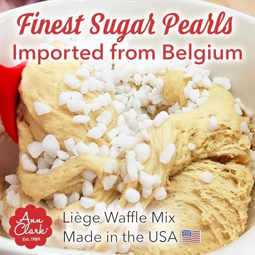 Ann Clark Belgian Liège Sugar Waffle Mix with Authentic Pearl Sugar