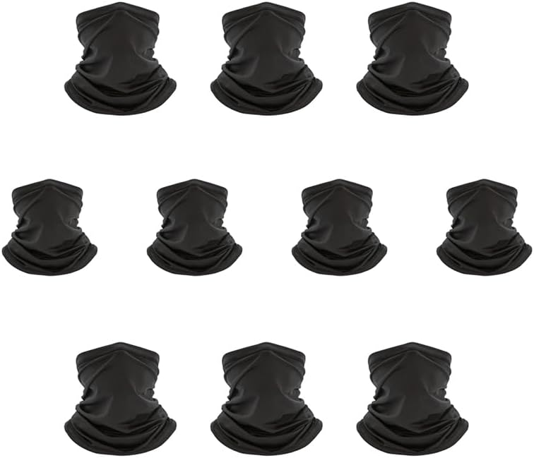 10 PCS Sports Cycling Mask Scarf, Wind Dust and Sun Protection, Breathable and Comfortable, Multi-Functional