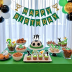 48 Pcs Soccer Cupcake Toppers Soccer Birthday Party Decorations Sport Theme Birthday Decorations
