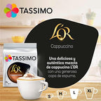 Tassimo L'Or Cappuccino 8 Discs Roasted Coffee + 8 Discs Concentrated Milk