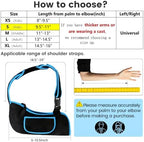 mosago kids arm sling, Lightweight & Breathable Medical Sling with Adjustable Shoulder Strap, Shoulder Mesh Immobilizer Slings for Elbow Injury/Torn Rotator Cuff/Wrist Injury/Surgery, Right or Left
