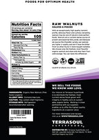Terrasoul Superfoods Organic Raw Walnuts, 2 Lbs (2 Pack) - Chandler Variety | Fresh | Light Color