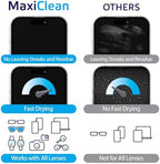 Lens Wipes for Eyeglasses – 200 Lens Wipes Individually Wrapped, Pre-moistened Eyeglass Cleaning Wipes, for Glasses Cleaner, Sunglasses, Camera Lenses, Laptop Screens, Phones, Happy Eye Glasses