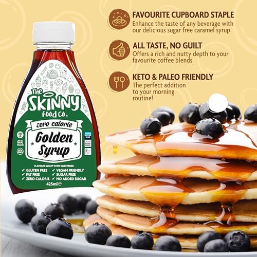 Skinny Foods Zero Calorie Skinny Syrup- Golden Syrup (425ml)