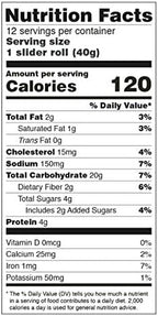 St. Pierre, Brioche Slider Rolls, 12-Ct, 16.9 Oz