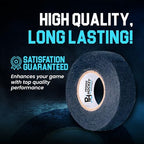 Premier Sports – 10-Pack Hockey Tape – Cloth Stick Tape & Clear Shin Pad Tape – Strong Grip & Durable Adhesive – Multipurpose Hockey Tape – Pro Grade