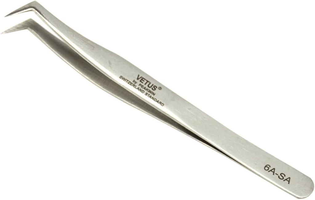 Vetus Eyelash Extesnion Tweezers 3D 6D Volume Individual Lashes Extension Application Tool 6A-SA by Qeelasee