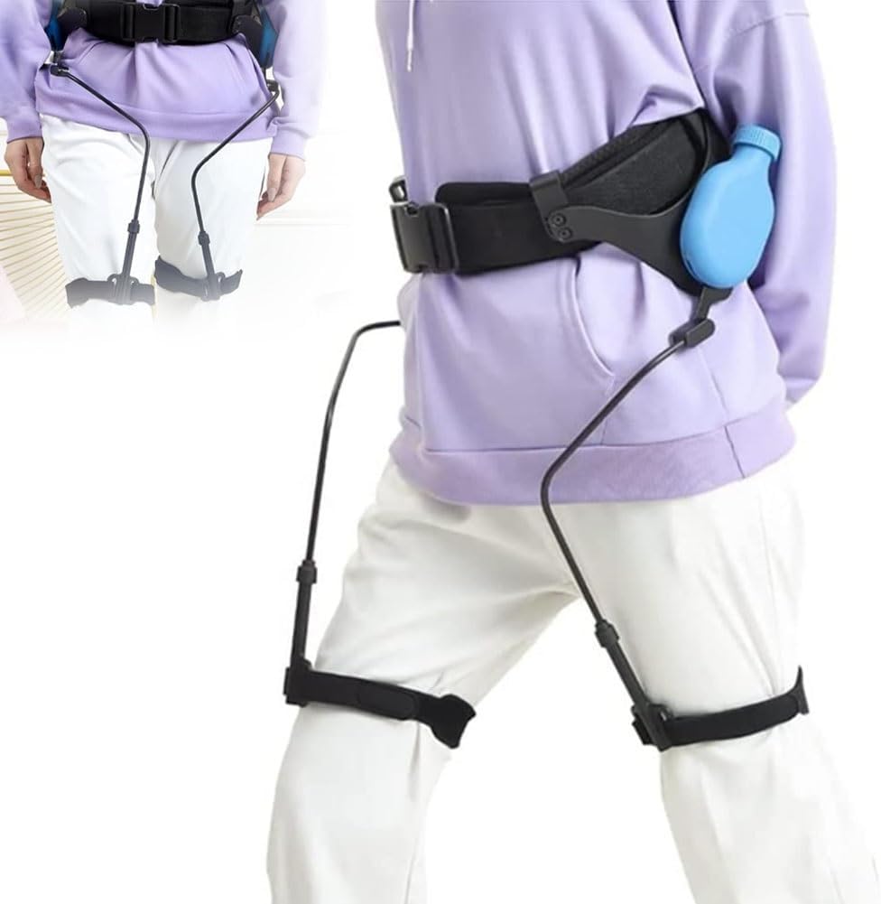Walking Mobility Aid, Power Walking Aids, Physical Therapy Leg Lifter Assist, Adjustable Lower Limbs Assisted Rehabilitation Training Equipment(Small)
