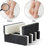 2 in 1 Pumice Stone for Feet,6 Pack Foot Scrubber & Callus Remover, Stone Scrubber for Hard Skin,Foot Pumice,Dead Skin Remover for Feet, Heels, Hands and Body