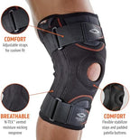 Shock Doctor Knee Brace , Compression Knee Brace for Men & Women, Stability, Patella Instability, Meniscus & Ligament Injuries