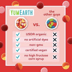 YumEarth Organic Fruit Drops - Variety Flavored Natural Hard Candy, Fruit Candy for Kids - Allergy Friendly, Non GMO, Gluten Free, Vegan