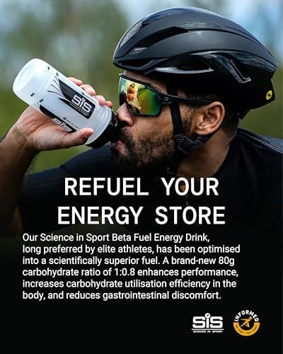 Science in Sport | Beta Fuel | Orange | Dual Source Energy Drink | 80g Carbohydrate | Scientifically Superior Fuel | Cycling, Running, Swimming & Endurance Sports | 15 x 82g Sachets