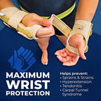 Tiger Paw Authentic Gymnastics Wrist Supports (Sold in Pairs) - Original Competition-Grade Gymnastics Wrist Guards, Wrist Support Braces, Adjustable, Made in USA Hand Wraps