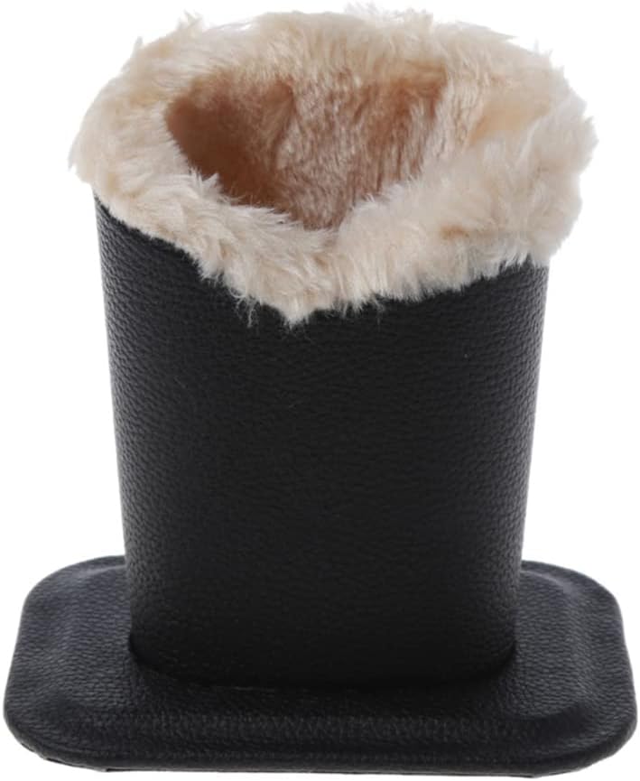 TopHomer Eyeglass Holder Stand Soft Plush Lined PU Leather Eyeglasses Holder Protective Glasses Holder