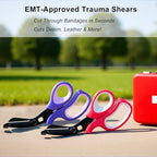 MEUUT 2 Pack Medical Scissors Trauma Shears -8 inch Patented Bandage Scissor Heavy Duty Surgical Grade EMT Scissors for EMT Workers Doctors Nurses
