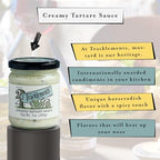 TRACKLEMENTS - Creamy Tartare Sauce - Pieces of Capers, Pickles & Crunchy Onions, Condiments for Recipes - Perfect for Lobster or Crisp Battered Cod - Vegetarian, Gluten Free - 5.64oz - Pack of 2