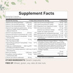 Micro Ingredients Pure Methylated Multivitamin for Women, 240 Capsules | 32-in-1 Formula with Vitamin B, C, D + Iron, Methylfolate & More | Supports Women 's Daily Wellness | Filler Free, Non-GMO