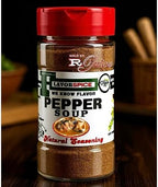 Nigerian Pepper Soup Seasoning 8oz | Crafted with 100% African Premium Traditional Local Natural Herbs and Spices With No Additives, Salt and Sugar Free, MSG Free, Gluten Free | Great For Keto, Great For Vegan