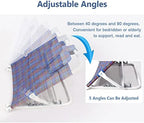 Bed Adjustable Sit-Up Back Rest, Folding Disability Stand Assist Aid with Pillow for Orthopedic Neck Head and Lumbar Support