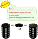 K Cup Coffee Pod Holder Storage Carousel Organizer Stand Compatible with 40 K-Cup Pods(black--01)