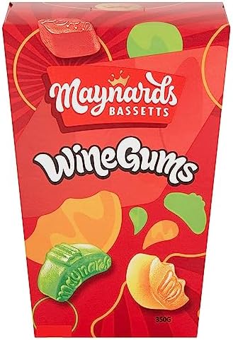 Maynards Wine Gums Carton 350g (1 Pack)