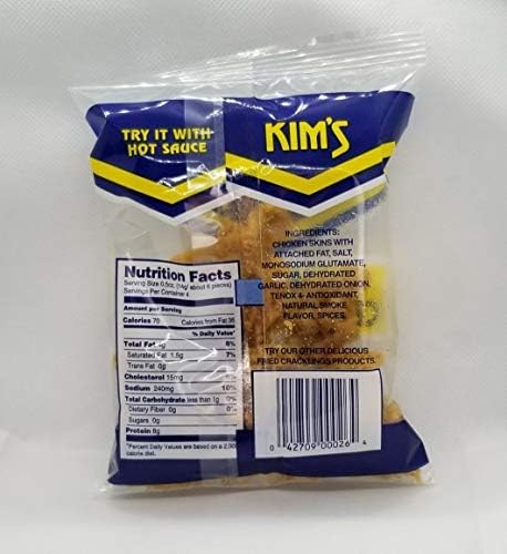 Kim's Chicken Cracklings (Original) pack of 6