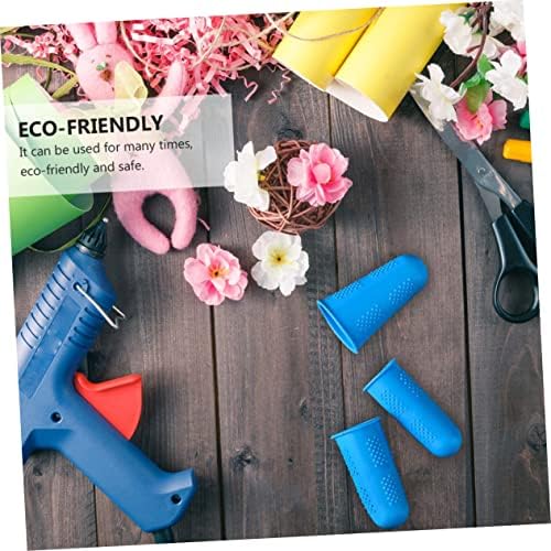 Protective Finger Sleeves Silicone Heat Gloves Thumb Protector for Bbq Winter Little Hands