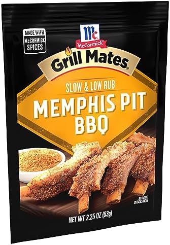 McCormick Grill Mates Memphis Pit Barbeque Rub (2.25 Ounce (Pack of 10))