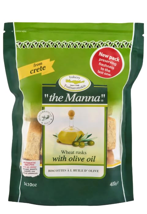 Tsatsaronakis Bakery "the Manna" Wheat Rusks with Olive Oil