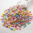 SE Si&Moos Rainbow Star Sprinkles for Cake Decorating Edible Confetti Sprinkles Rainbow Sprinkles Edible Star Cake Decorations , Cupcake, Ice Cream, Dessert Toppings Party Baby Shower Holiday Supplies 3 OZ