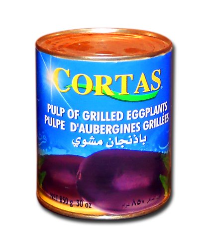 Cortas Baba Ghannouge Eggplant Dip (Pulp of Grilled Eggplants, 1.87 Lb (850g)