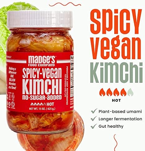 Madge's Food Company, Kimchi Spicy, 15 Ounce