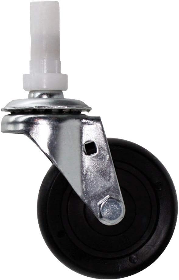 3" Replacement Rubbermaid Cart Caster for Rubbermaid Utility Cart Series 3424-88, 3355-88, 4000, 6118, and More | (1 Piece) | CasterHQ Brand